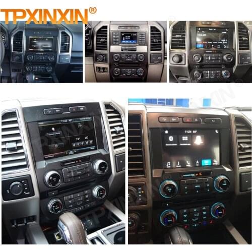 Carplay Android 9 Tesla Multimedia Stereo For Ford F150 2015 2016 2017 2018 2019 GPS Navi BT Radio Viedo Audio Player Head Unit