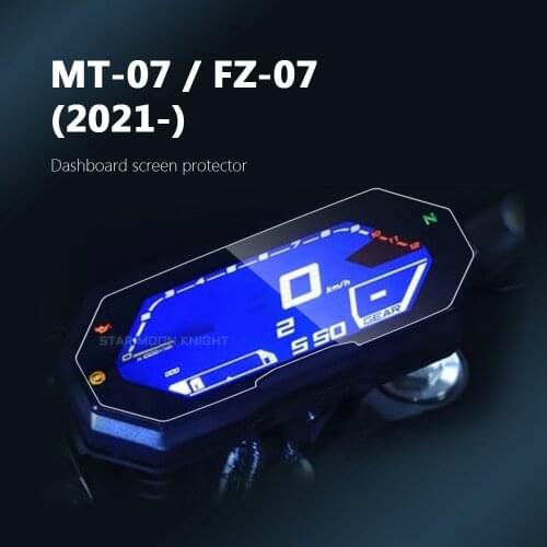 For YAMAHA MT-07 MT07 FZ-07 FZ07 MT FZ 07 2021 - Motorcycle Scratch Cluster Screen Dashboard Protection Instrument Film