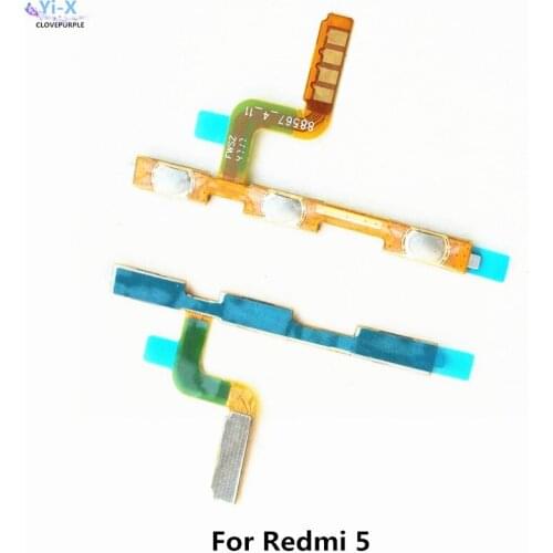 Power On Off Volume up down Side button Flex Cable For Xiaomi Redmi 5