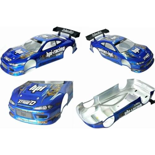 HPI racing 1/10 Scale rc On road car Body 4WD Race NISSANRC PC FW06 shell blue