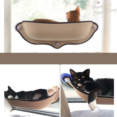 Pet bed Pet cat window shelf pet hammock bearing 20 kg cat window recliner hammock comfortable cat sled