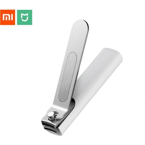 Xiaomi Mijia Stainless Steel Nail Clippers With Anti-splash cover Trimmer Pedicure Care Nail Clippers Professional File