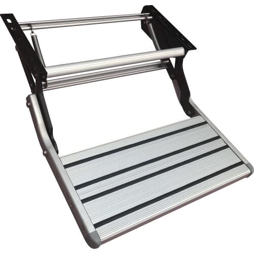 700mm Manual folding ladder step Aluminum Alloy RV Pedal Step Telescopic Antiskid Motorhome Camper travel trailer Accessories