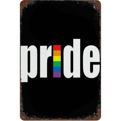 LGBT Flag Gay Pride Plaque Poster for Cafe Bar Pub Beer Wall Decor Art Tin Sign Group Therapy Practiced Here Vintage Metal Tin