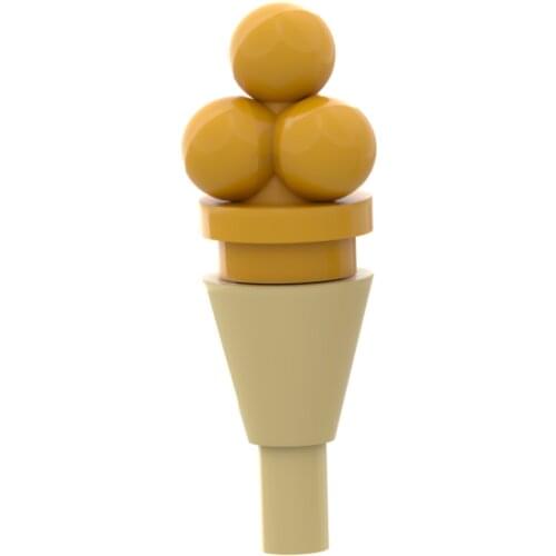 [MOC Hub] 20PCS Ice Cream Building Blocks Compatible Major Brand Kids Toys 11610&15470 Early Learning Education Gifts