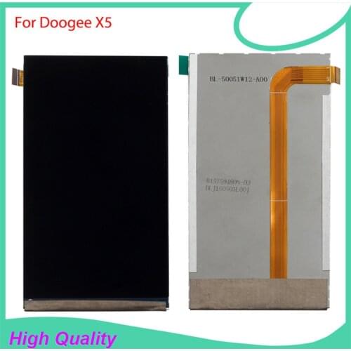 New 5" Black Panel Touchscreen Sensor LCD Display For doogee x5 Touch Screen Glass Digitizer Replacement