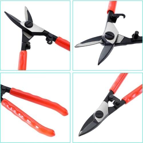 7in Metal Sheet Shears Steel Straight Head Tin Snips Scissor for Metal Iron Sheet Cutting Universal Hand Tools Wholesale