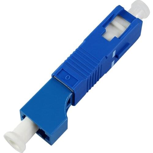 5pcs LC SC Female to Male Fiber Optic Adapter LC-SC simplex Fiber optic adapter Connecter Turn round square flange Free shipping