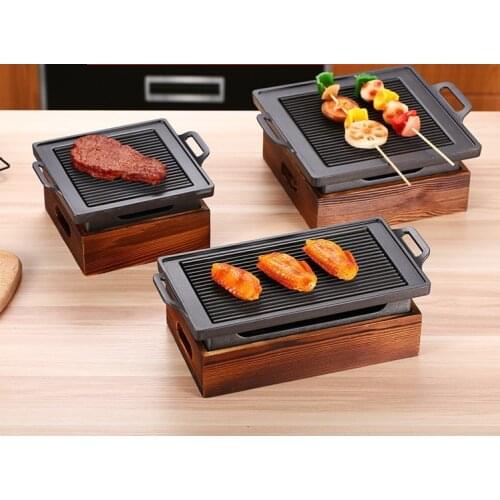 Portable barbecue grill table bbq grills Roast string oven not sticky dish commercial hotel restaurant home Outdoor picnic st