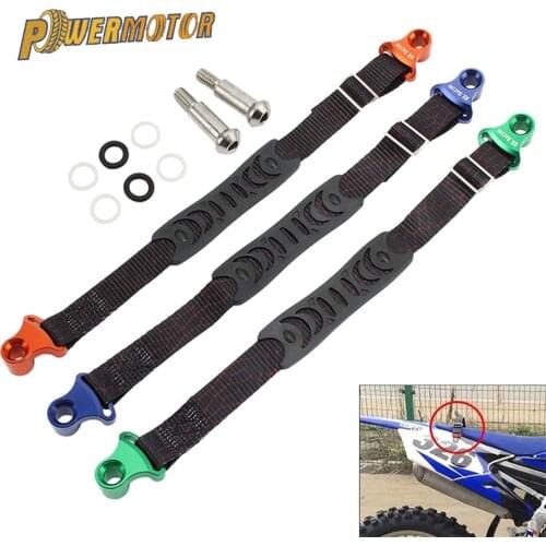 Fork Rear Rescue Strap Sling Pull Belt For YAMAHA HONDA KAWASAKI XR YZ WR WRF KXF KLX CR CRF 85 125 150 250 450 Motocross