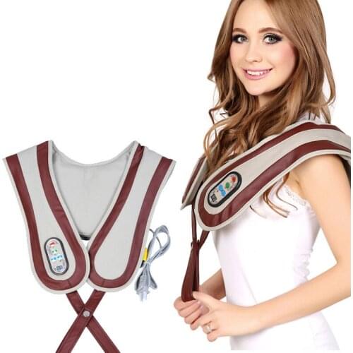 U Type Massage Shiatsu Back Shoulder Neck Massager Multifunctional Shawl Infrared Heated Kneading MassagerMassage Christmas Back