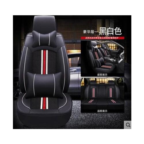 Universal PU Leather car seat covers For Volkswagen vw passat polo golf tiguan jetta touareg auto accessories car-styling 3D
