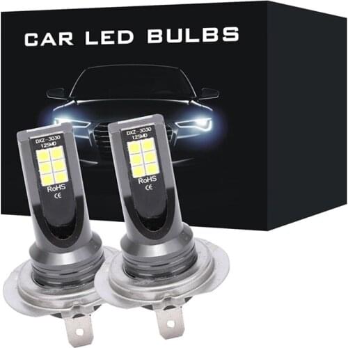 2Pcs/Set H7 Car LED Bulbs Headlight Auto 110W 6000K Fog Lights Bulb Car Light Headlamp Conversion Vehicle Headlight Bulb