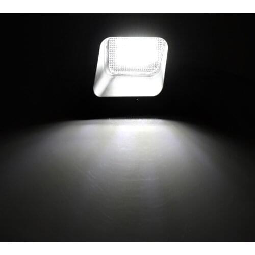 2PCS/pair 12V bright License Plate Rear Bumper Lights LED Lamps For Dodge Ram1500 2003-2018 18 High Power SMD LED Per Light Bulb