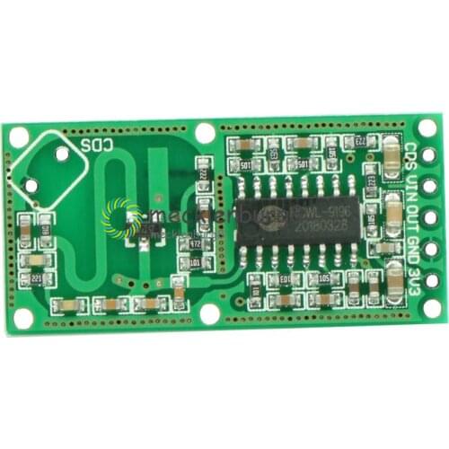 2Pcs Output 3.3V RCWL 0516 Microwave Radar Sensor Human Sensor Body Sensor Module Induction Switch Module