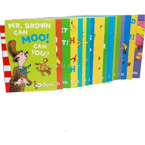 5 Books Random Dr.Seuss Interesting Story Parent Child Kids Baby Early Education Picture English Books Christmas Gift Age 3