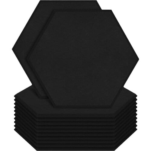 6pcs/Set Wall Decoration Stickers Home Polyester Fiber Acoustic Panels Room Decor Luxury Accessories Wedding Decorative 30x30cm