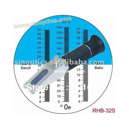 6pcs/lot hand held new design Oechsle Refractometers (NTR) RHBN-32SATC