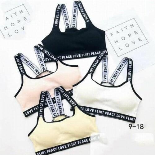 Bras Without Steel Rings Girls Developmental Bra Students Bandeau Beauty Vest Students Sports Underwear training bra