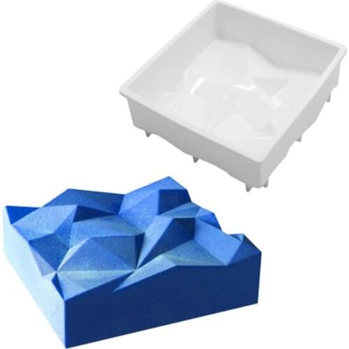 French Rock Shape Silicone Mousse Cake Mould Rock Silicone Mold French Cake Baking Mold Silicone Mold Cake Decoration Tools