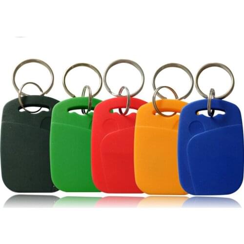 10pcs/Lot F08 Chip Access Card 13.56MHZ/125MHZ Elevator Card IC Keychain Small Portable For Access Control System Key Fobs