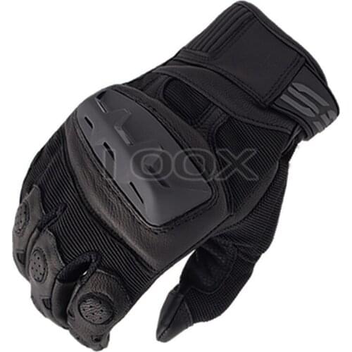 2019 Motorrad GS Leather Gloves for BMW Street Motorcycle Racing Riding Gloves Black