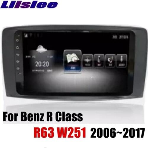 Liislee Car Multimedia Player NAVI For Mercedes Benz MB R Class R63 W251 R280 R300 R320 2006~2017 Radio Stereo GPS Navigation