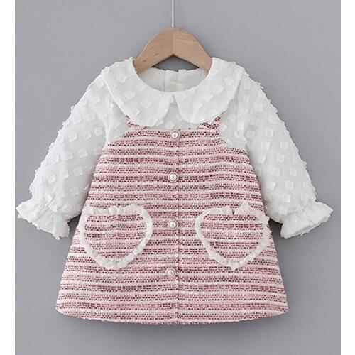 Menoea Girls Princess Dress Fashion Girl Kids Stawberry Embroidery Long Sleeve Dresses Children Autumn Mesh Sweet Party Dress