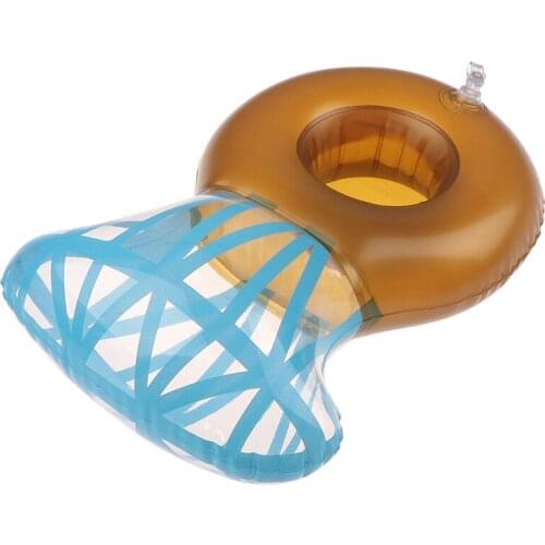 New 1pc Diamond Ring Floating Cup Holder Pool Swim Ring Water Toys Party Boats Baby Pool Toys Inflatable Drink Holders