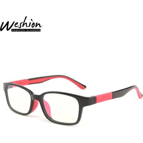 Teens Anti Blue Light Glasses Kid Children Vintage Silicone Optical Boy Girl Frame Anti Reflective Junior Computer Eyewear 7-16