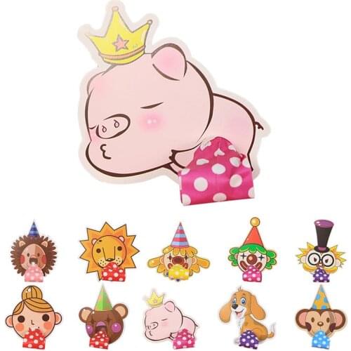 10PCS Kids Party Blowouts Lovely Cartoon Party Noisemaker Birthday Party Favors Childrens Day Birthday Gifts Party Supplies
