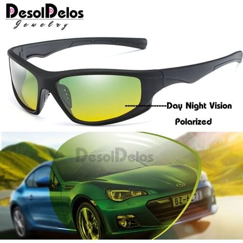 Day Night Vision Polarized Glasses Multifunction Men Polarized Sunglasses Reduce Glare Driving Sun Glass Goggles Eyewear de sol