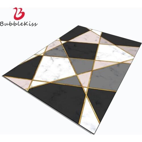 Bubble Kiss Pink Marble Pattern Floor Mat Modern Carpets For Living Room Bedroom Rug Kitchen Oil-Proof Mat Large Floor Area Rug