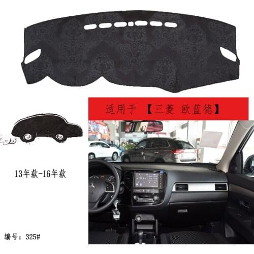 TOMMIA For Mitsubishi Outlander 13-16 Dashboard Pad Cover Dash Mat Anti-Sun Velvet Instrument