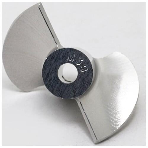CNC machining pure metal jet ejector propeller for RC boat OD=39mm