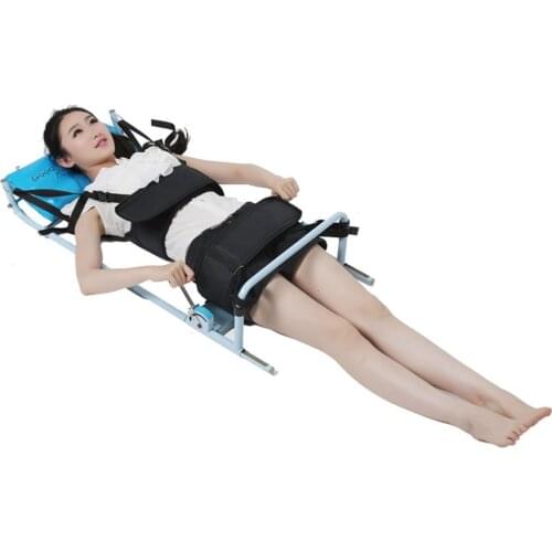 Patented Good Efficent Cervical Spine Lumbar Traction Bed Therapy Massage Body Stretching Device for Lumbago Low Back Pain