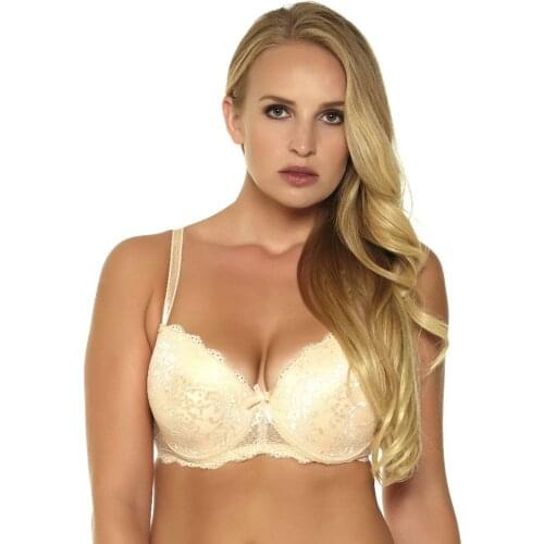Sexy Black Lace Push Up Bra Ultra Boost Brassiere Plus Size Bras For Women C D DD DDD E F G 30 32 34 36 38 40 42 44 46 #7609
