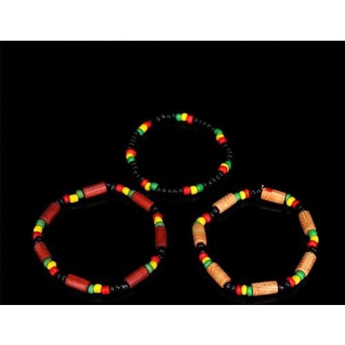 3 Pieces / Holy Religious Wooden Rosary Bracelet Fashion Wooden Jesus Bracelet Wooden Rosary Religious Jewelry for Women