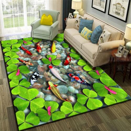 3D Landscape sea world Carpet Soft Bedroom Rugs Fish Children Play Mat Modern Home Decorative Area Rug Carpets for Living Room