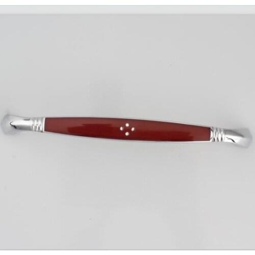 96mm bright chrome cabinet drawer pulls knobs shiny silver red dresser cupboard door handles modern fashion furniture hardware