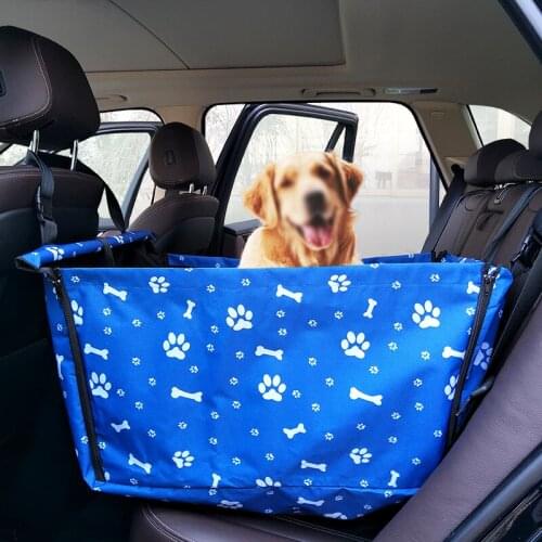 Pet car mat car bag, car waterproof dog mat bag, double-layer pet single-seater bag