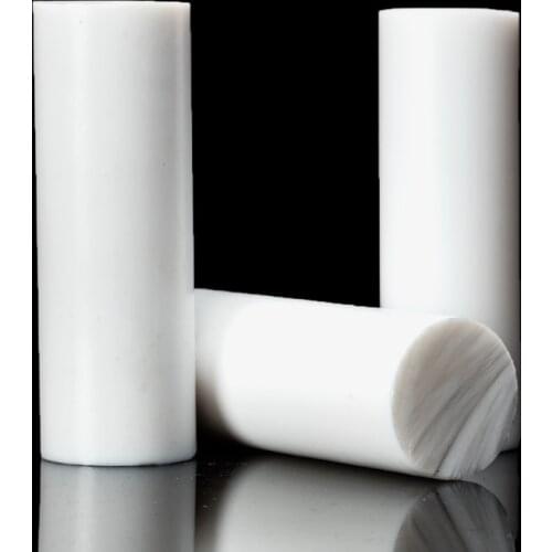 5mm-10mm diameter White polytetrafluoroethylene bar environment-friendly non-toxic DIY PTFE plastic rod/ PTFE bar