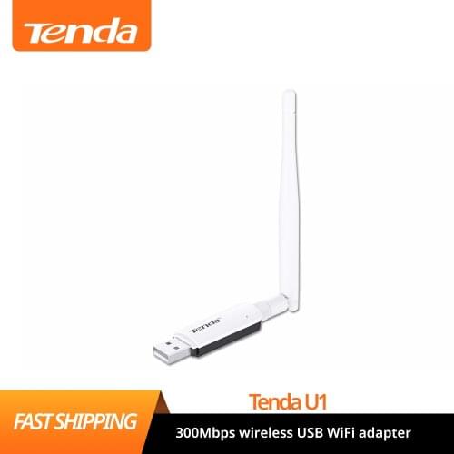Tenda U1 300Mbps wireless USB WiFi adapter/Utral-Fast External wireless wi-fi receiver/Portable network card/Highly compatible