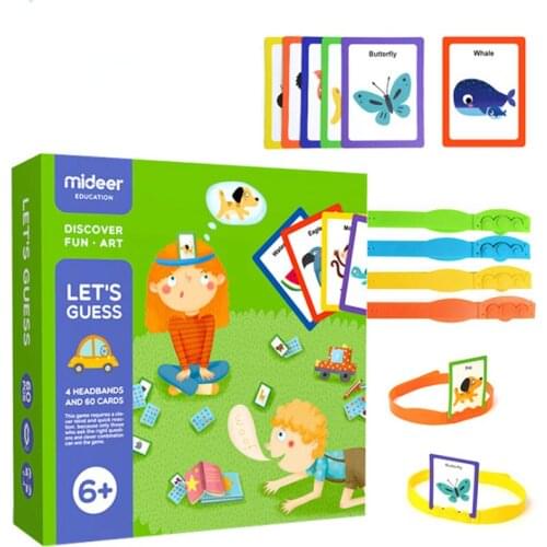 Lets Guess Game You plan Me Guess Education Toys Cognitive Card Parent-child Interaction Board Game