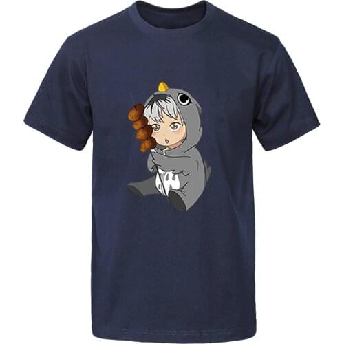 Men T Shirt Haikyuu T Shirt T-Shirts Japanese Anime Volleyball Club Round Neck Tops Summer Tshirts Hip Hop Hot Short Sleeve Tees