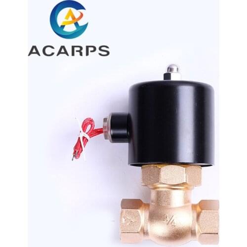3/4" High Temperature Steam Solenoid Valve Normally Closed Brass Two Way 220V Internal Thread Solenoid Valve