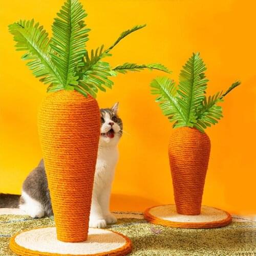 Cat catching cat tree tower catching beautiful tree carrot climbing tree hillock funny cat grinding claw hillock pet supplies