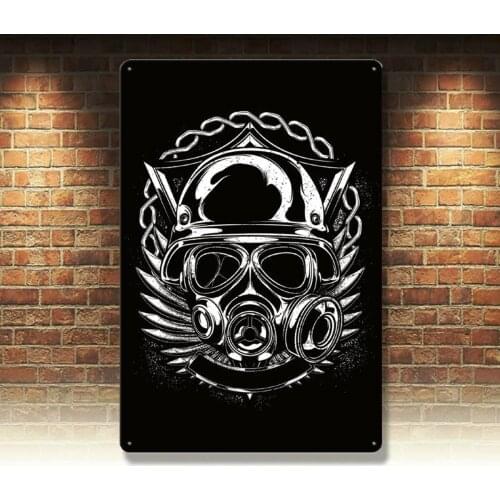 Metal Tin Sign comic style Decor Bar Pub Home Vintage Retro Poster