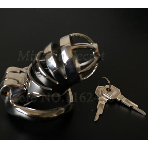 304 Stainless Steel Male Chastity Device with Stealth Lock,Cock Cage,Penis Rings,Cock Rings,Chastity Belt,Sex Toys For Man