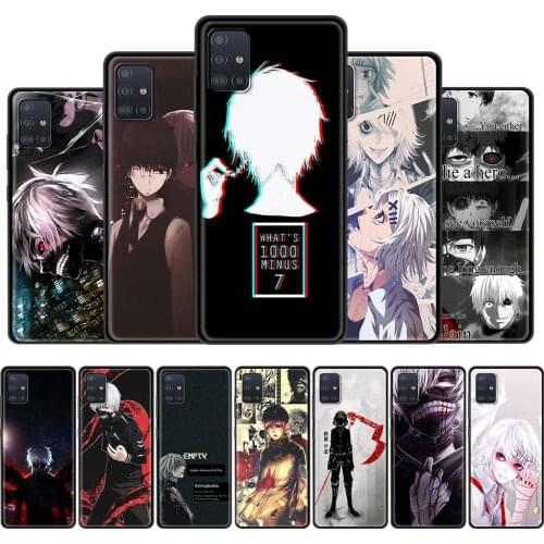 Soft Phone Case For Samsung Galaxy A51 A71 A21s A31 A41 M31 A11 A12 M51 A32 5G M30s A91 A42 Cover Funda Anime Tokyo Ghouls Coque